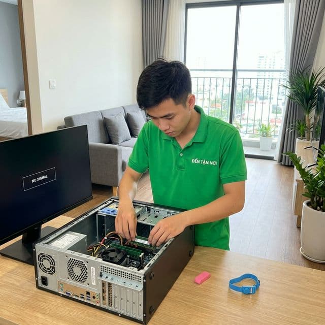 Máy tính không lên màn hình: kiểm tra gì trước khi gọi thợ?