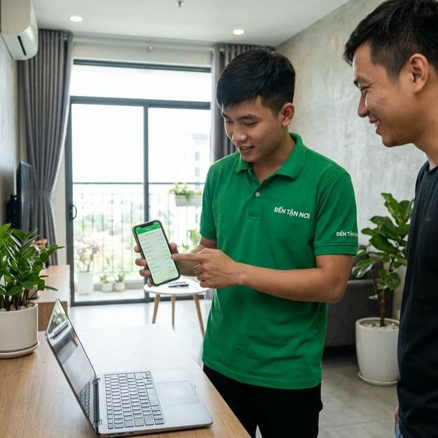 Kỹ thuật viên ĐẾN TẬN NƠI báo giá minh bạch trước khi sửa chữa